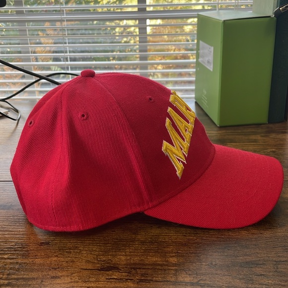 EUC Marines Corps  Embroidered Adjustable Cap Red (front & back detail) Ooh-Rah - Picture 4 of 8